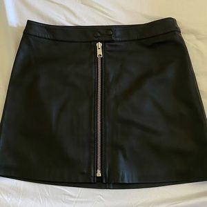 All Saints Leather Skirt EUC!
